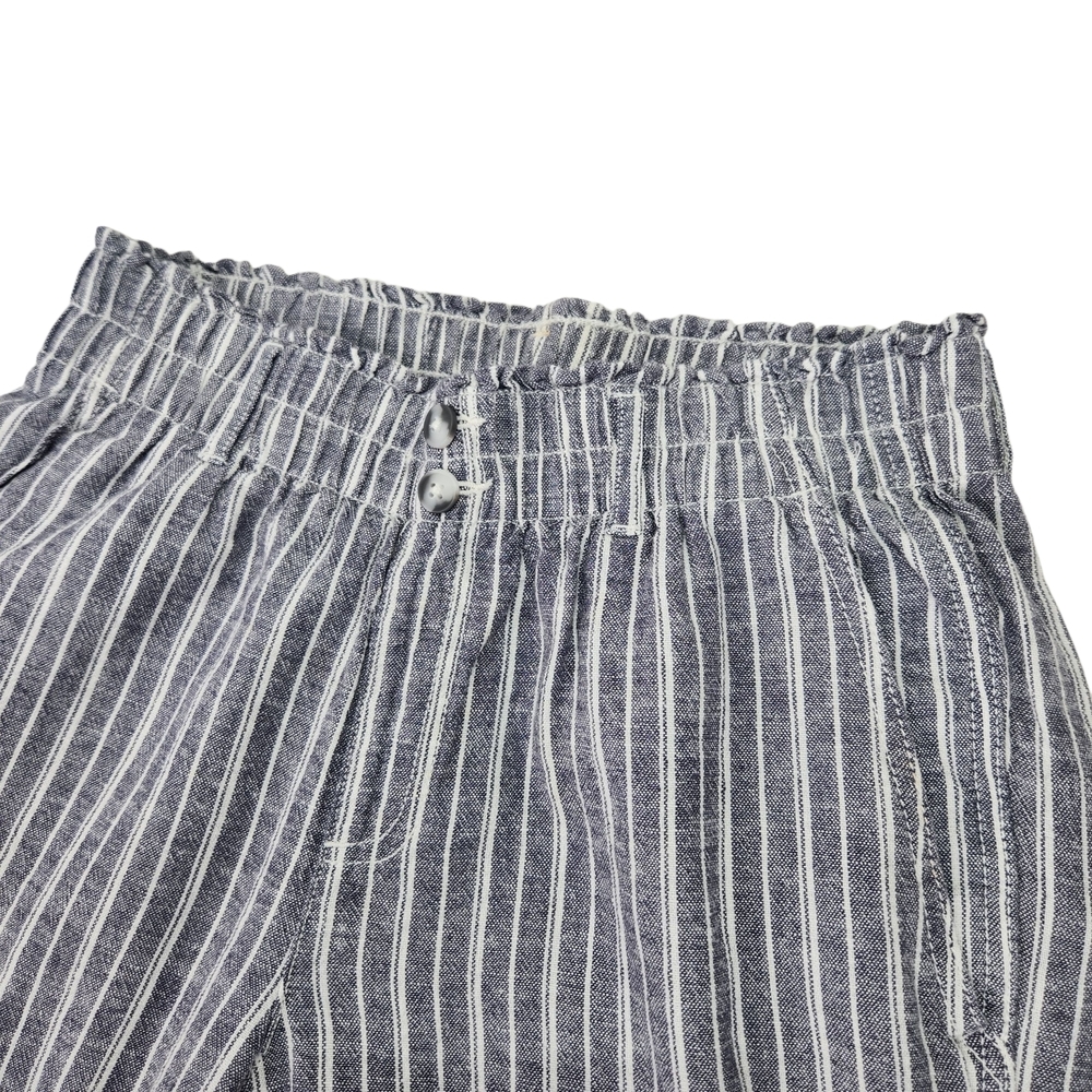 Briggs New York Blue Striped Linen Blend Pants Small - Picture 4 of 13